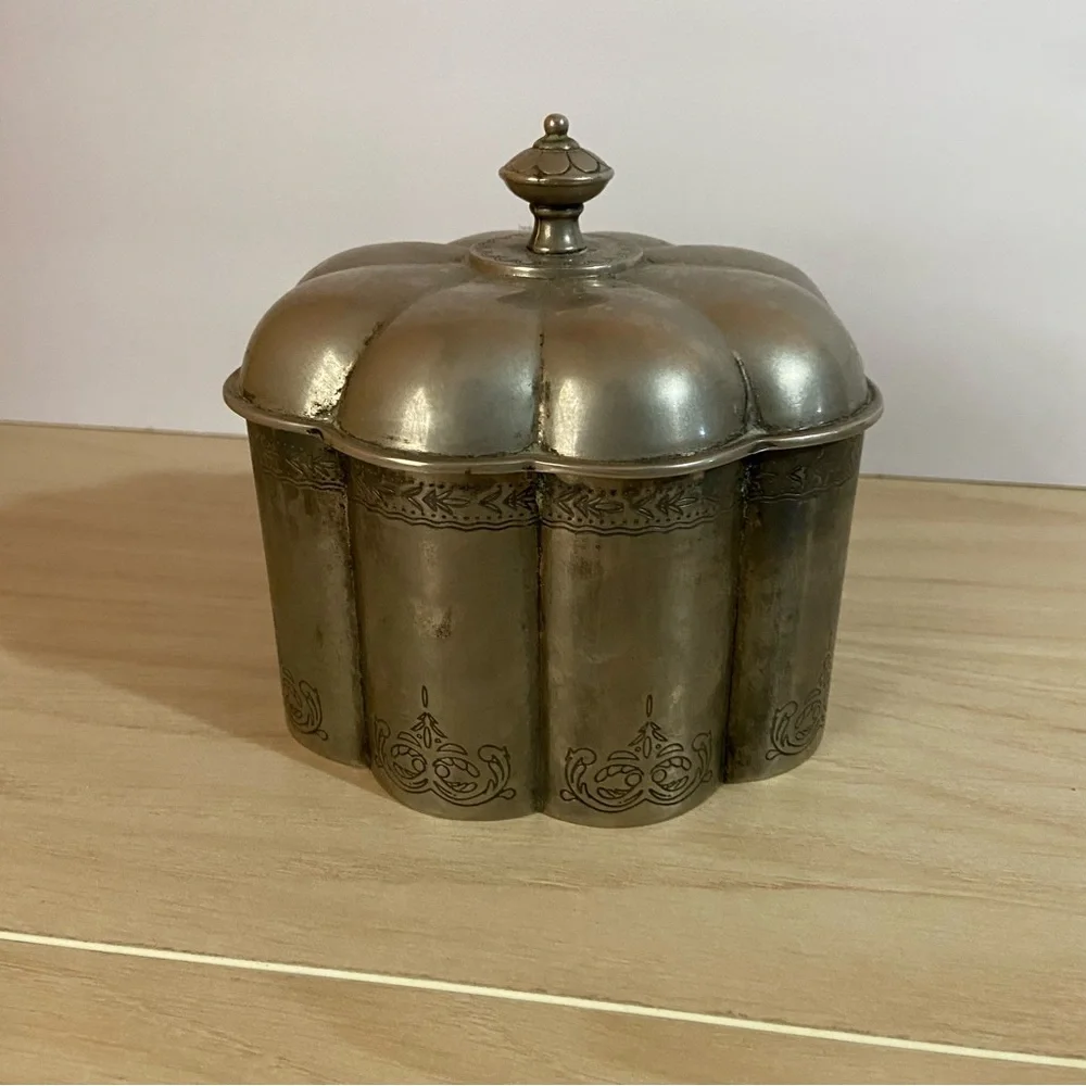 Vintage Godinger Silver 1994 Decorative Jewelry Box Container Made in New York